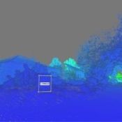 Punktwolke aufgenommen mit dem Mobile Mapping